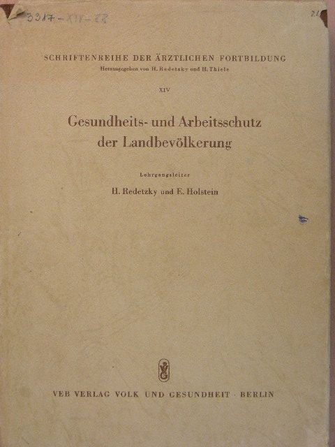 Burmeister - Gesundheits- und Arbeitsschutz der Landbevölkerung [antikvár]