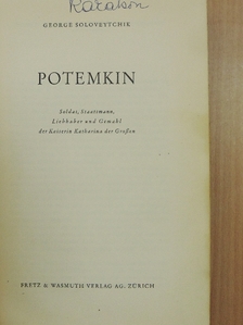 Grigorij Szolovejcsik - Potemkin [antikvár]