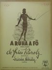 De Fries Károly - A ruha a fő [antikvár]
