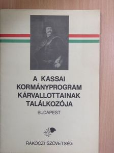 Dr. Takács Sándor - A kassai kormányprogram kárvallottainak találkozója [antikvár]