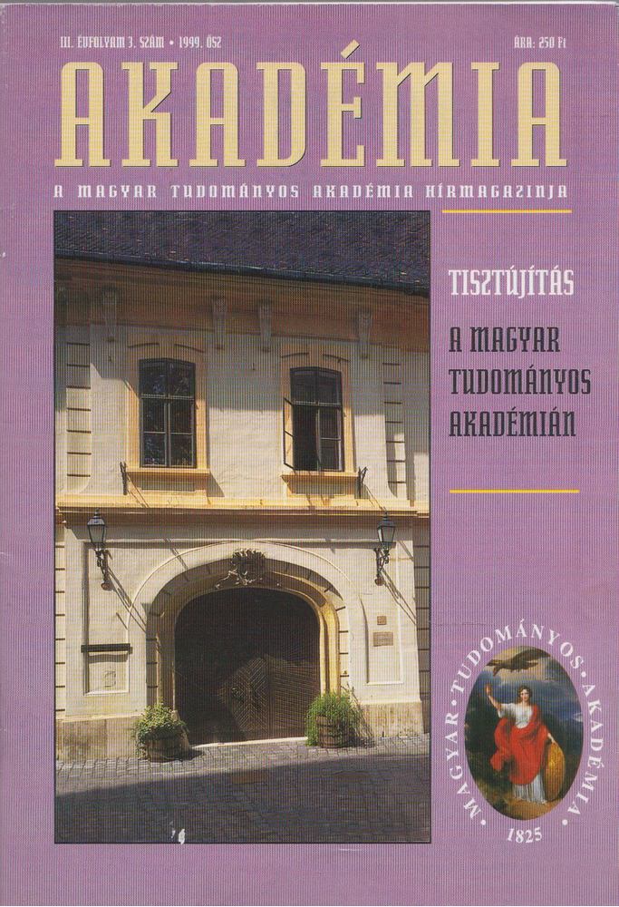 Szabó B. István - Akadémia 1999. ősz III. évfolyam 3. szám [antikvár]
