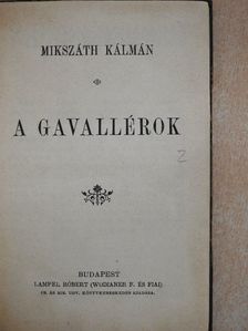 Mikszáth Kálmán - A gavallérok/Kisértet Lublón [antikvár]