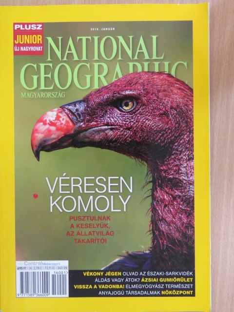 Elizabeth Royte - National Geographic Magyarország 2016. január [antikvár]