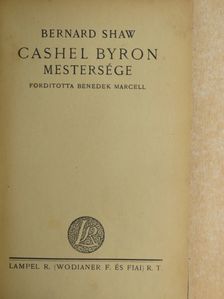 Bernard Shaw - Cashel Byron mestersége [antikvár]