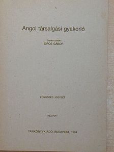 Bárdos Jenő - Angol társalgási gyakorló [antikvár]