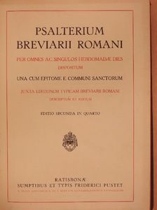 Psalterium Breviarii Romani [antikvár]