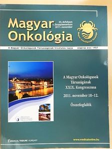 Dr. Oláh Edit - Magyar Onkológia 2011. november 1. Szupplementum [antikvár]