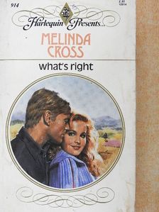 Melinda Cross - What's Right [antikvár]