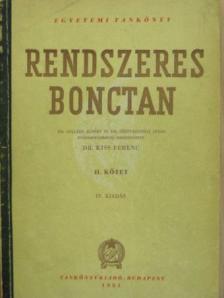 Dr. Gellért Albert - Rendszeres bonctan II. [antikvár]