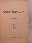 Bánky Jenő - Csak modell...!? [antikvár]