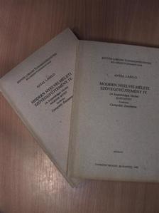 Modern nyelvelméleti szöveggyűjtemény IV/1-2. [antikvár]