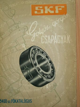 SKF Golyós és görgős csapágyak 5400 sz. főkatalógus [antikvár]
