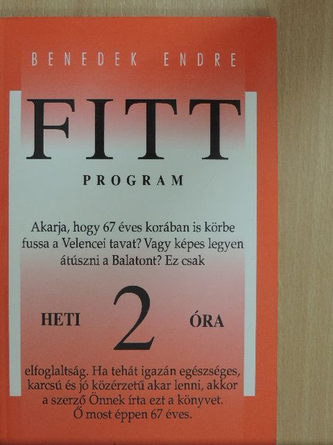 Benedek Endre - Fittprogram [antikvár]