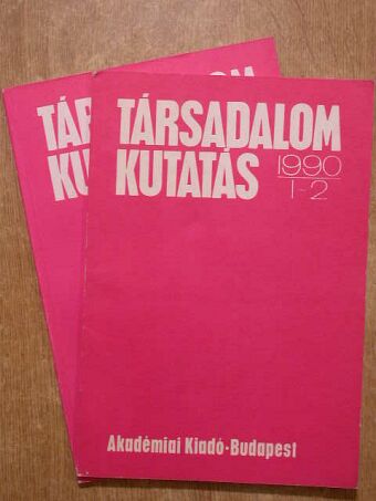 Angelusz Róbert - Társadalomkutatás 1990/1-4. [antikvár]