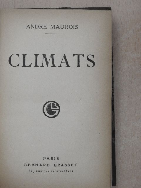Climats [antikvár]