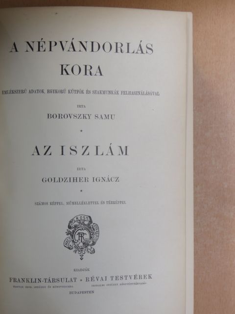 Borovszky Samu - Nagy képes világtörténet IV. [antikvár]