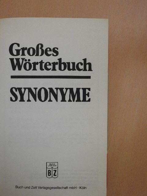 Großes Wörterbuch [antikvár]