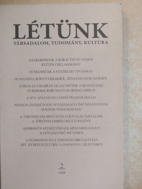 Amedeo Di Francesco - Létünk 2008/2. [antikvár]