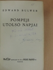 Edward Bulwer - Pompeji utolsó napjai [antikvár]