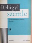 Balázs József - Belügyi Szemle 1973. szeptember [antikvár]