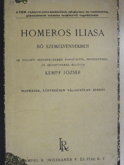 Homérosz - Homeros Iliasa [antikvár]