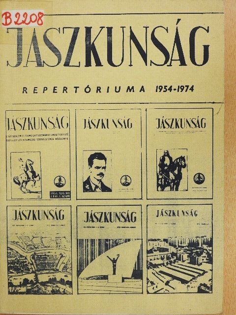 Bálintné Hegyesi Júlia - Jászkunság repertóriuma 1954-1974 [antikvár]