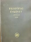 Faludi Béla - Filozófiai évkönyv 1952 [antikvár]