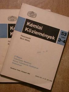 A. Delville - Kémiai Közlemények 1980/1-4. [antikvár]