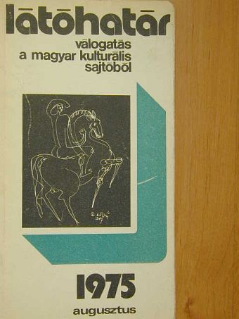 Benkő Samu - Látóhatár 1975. augusztus [antikvár]