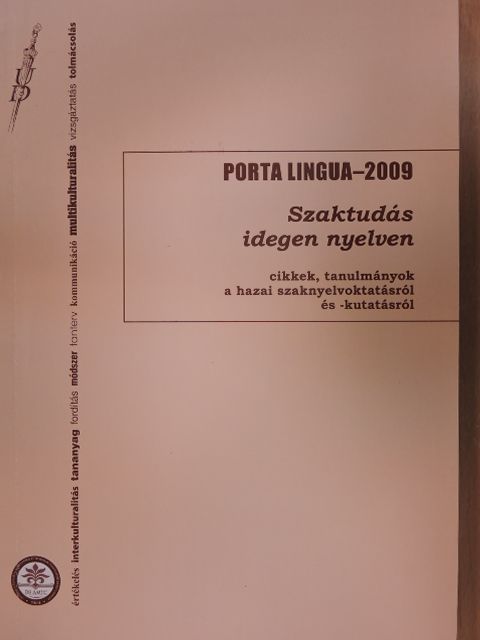 Apróné G. Ágnes - Porta Lingua 2009 [antikvár]