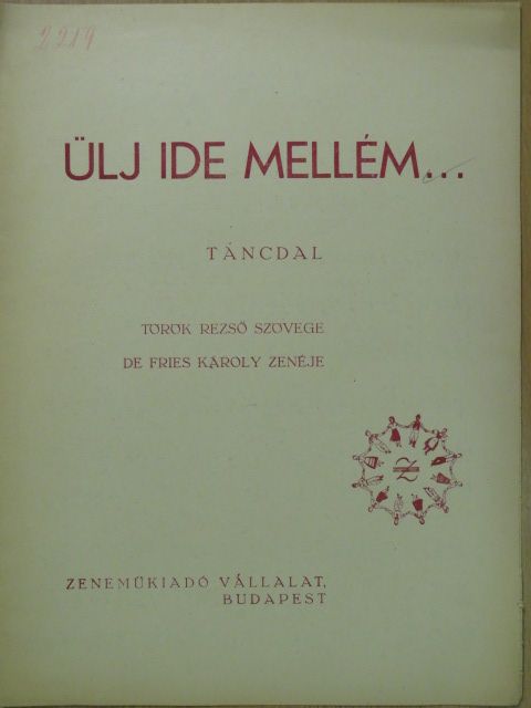 De Fries Károly - Ülj ide mellém... [antikvár]