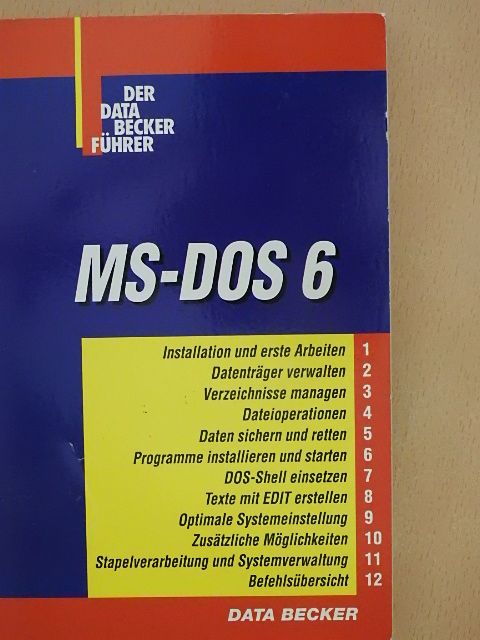Helmut Tornsdorf - MS-DOS 6 [antikvár]