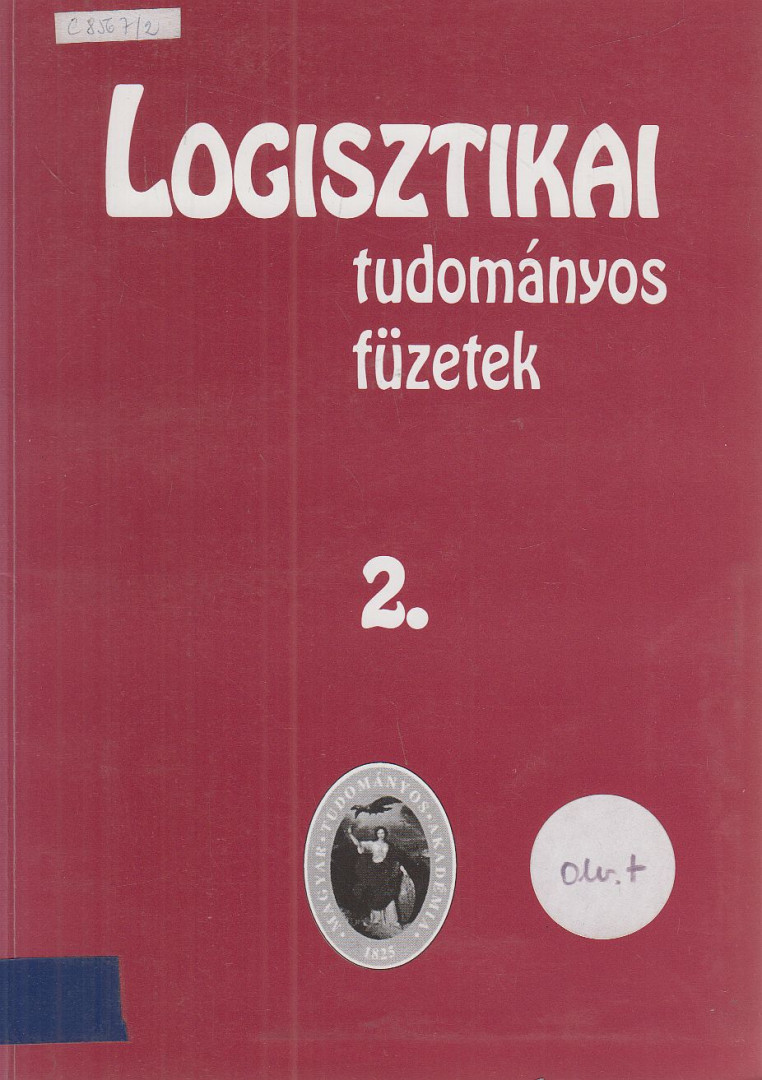 Prof. Dr. Knoll Imre - Logisztikai tudományos füzetek 2. [antikvár]