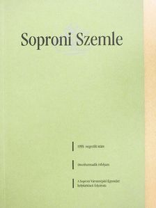 Horváth József - Soproni Szemle 1999/4. [antikvár]