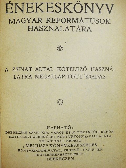 Énekeskönyv [antikvár]