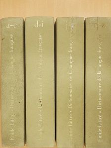 Paul-Emile Littré - Dictionnaire de la langue francaise 1-4. [antikvár]
