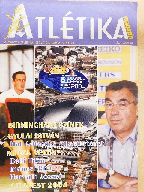 Dr. Erdei Tamás - Atlétika magazin 2003/1 [antikvár]
