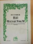 Balassa Sándor - Havi Magyar Fórum 1997. december [antikvár]