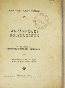 Baráthosi-Balogh Benedek - Japánföldi bolyongások [antikvár]