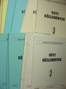 OGYI közlemények 1992-1997. (vegyes számok)/1 db Supplementum 1995. 9. [antikvár]