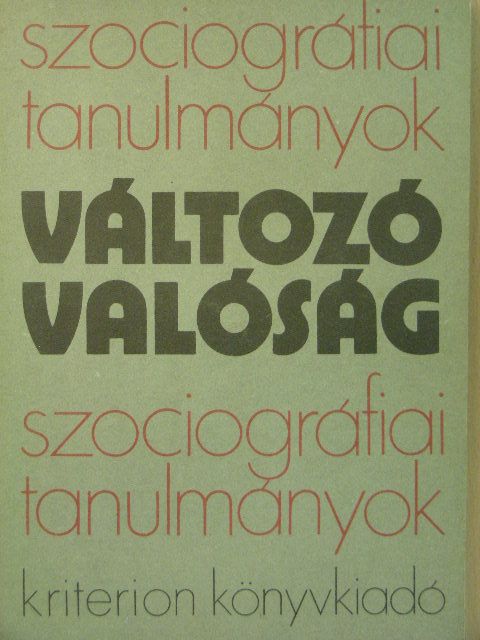 Bodó Barna - Változó valóság-1984 [antikvár]