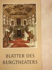 Friedrich Heer - Blätter des Burgtheaters [antikvár]