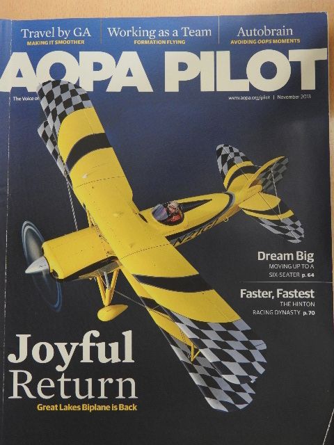 Alton K. Marsh - Aopa Pilot November 2013 [antikvár]
