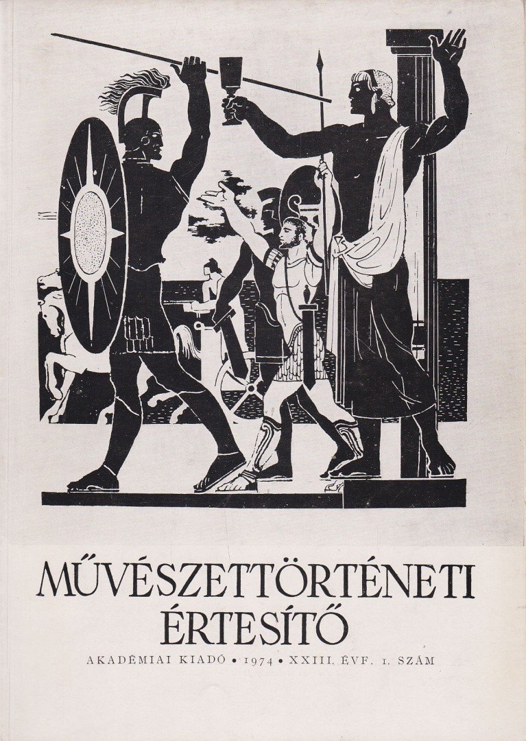 Pogány Ö. Gábor dr. - Művészettörténeti értesítő XXIII. évf. 1. szám [antikvár]