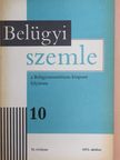 Dr. Duschek Lajos - Belügyi Szemle 1973. október [antikvár]
