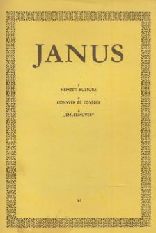 Horányi Özséb - Janus VI. [antikvár]