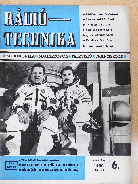 Bassó Andor - Rádiótechnika 1980. június [antikvár]
