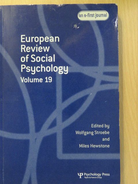 David M. Amodio - European Review of Social Psychology 19. [antikvár]