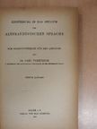 Dr. Carl Voretzsch - Einführung in das Studium der Altfranzösischen Sprache [antikvár]