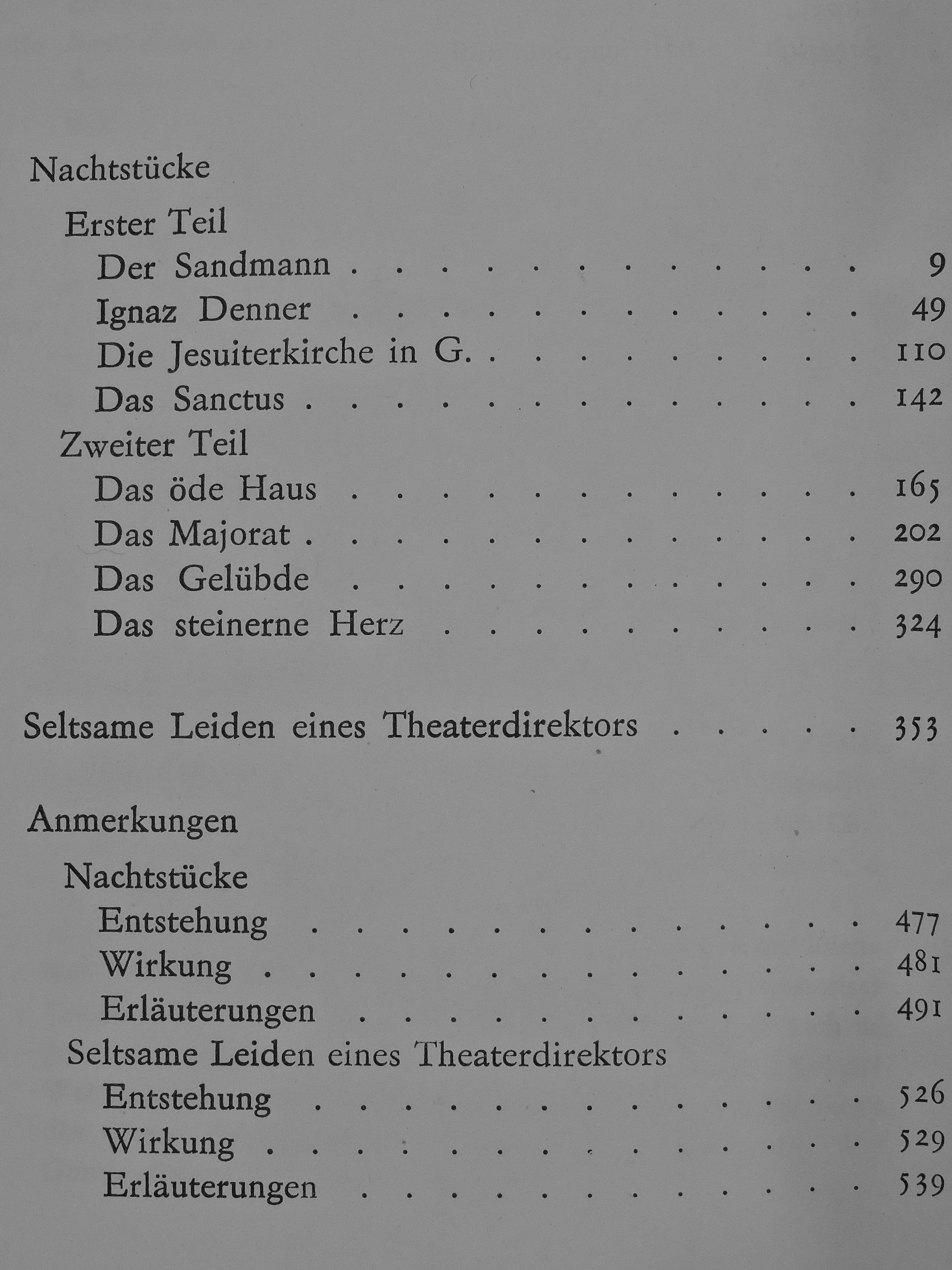 E. T. A. Hoffman - Nachtstücke/Seltsame Leiden eines Theaterdirektors [antikvár]
